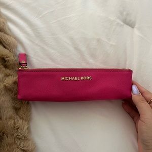 ORIGINAL Pink Michael Kors Pencil Pouch